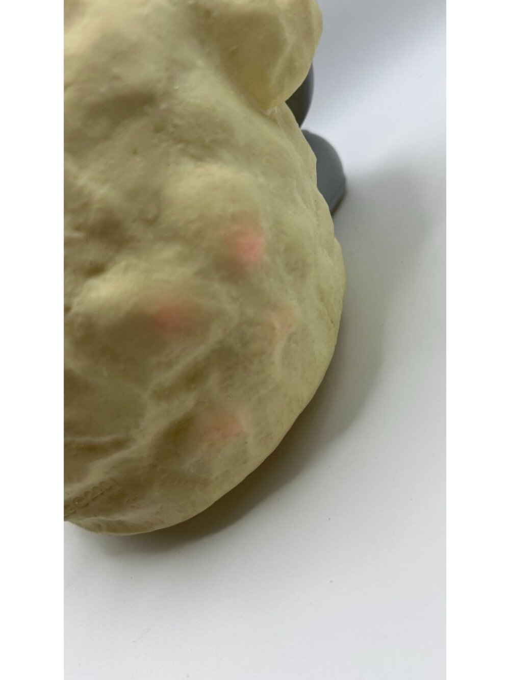 Snowman Figurine With Guitar Gray Knit Hat & Scarf Winter Decor 2001 8" Tall - Picture 4 of 7